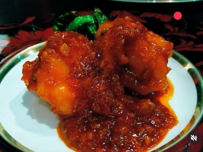 大正海老のチリソース